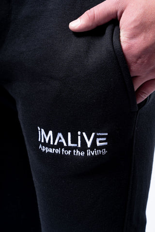 iMALiVE Black Hoodie Set Unisex | Great Quality Clothing