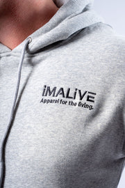 iMALiVE Grey Hoodie Set Unisex | Men's Street Wear
