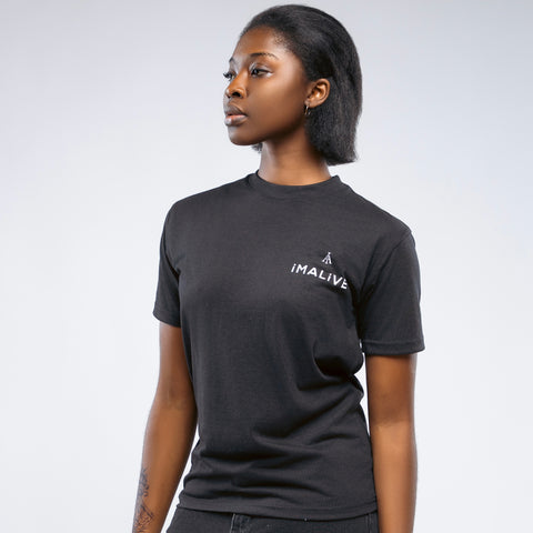 iMALiVE Classic T-Shirt UNISEX (BLACK)