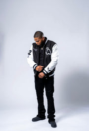 iMALiVE Varsity Jacket Men's (Black)